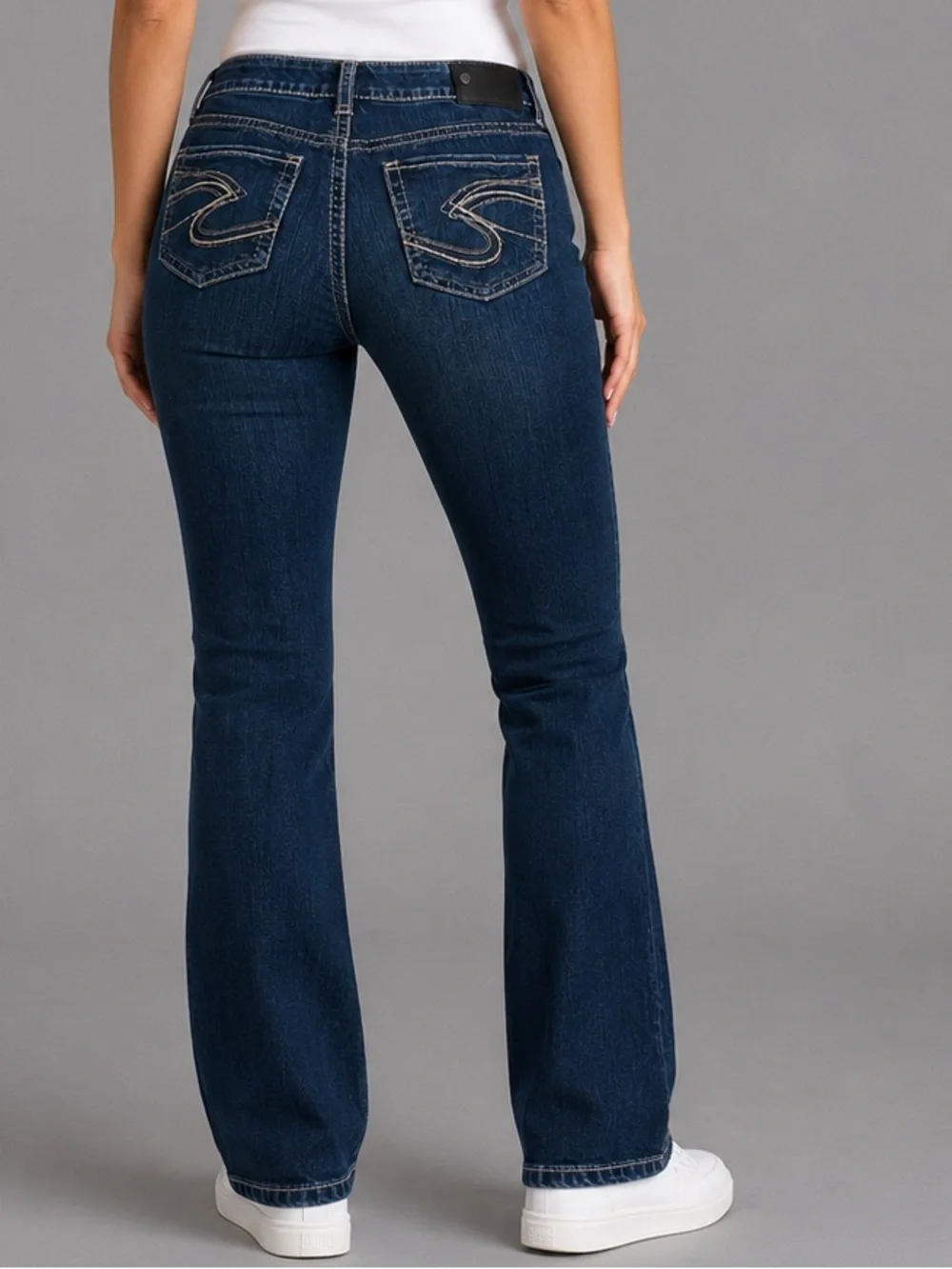 Silver Suki Mid Skinny Women’s Jeans W28 L31 Dark Wash Super Stretch Denim